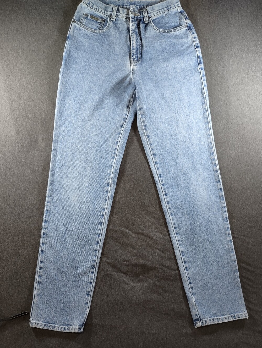 Vintage high-waisted blue denim mom jeans Size Small Tall (Vintage 8 Tall)